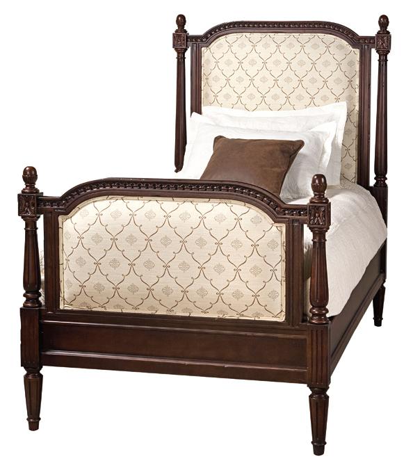 Old Biscayne Designs Custom Design Solid Wood Beds Paris Twin Bed with
